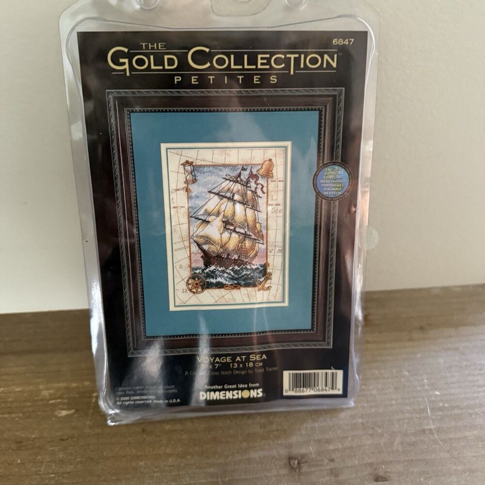 Dimensions Gold Collection Petites Vogage at Sea SEALED KIT #6847